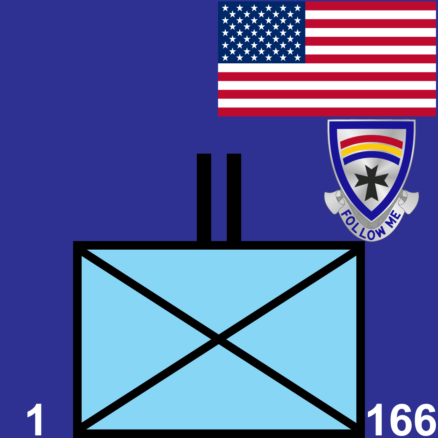 1st Battalion, 166th Infantry Regiment icon